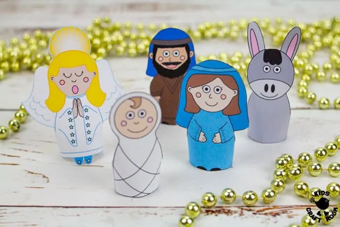Nativity Finger Puppets To Print step 5