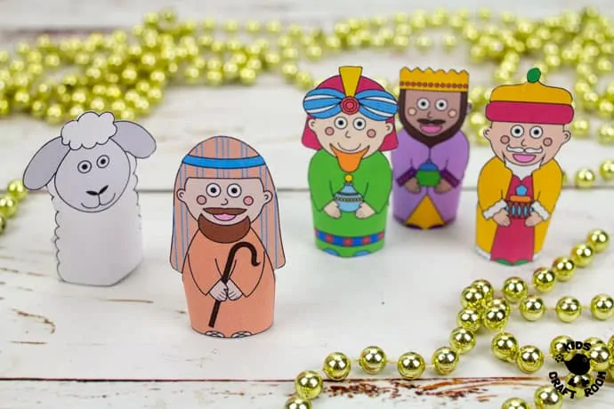 Nativity Finger Puppets To Print pin image 2.