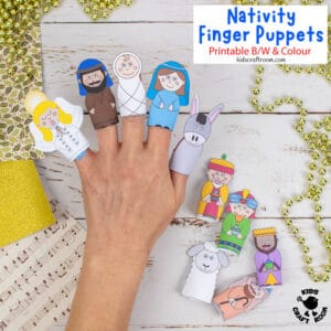 Gorgeous Nativity Finger Puppets