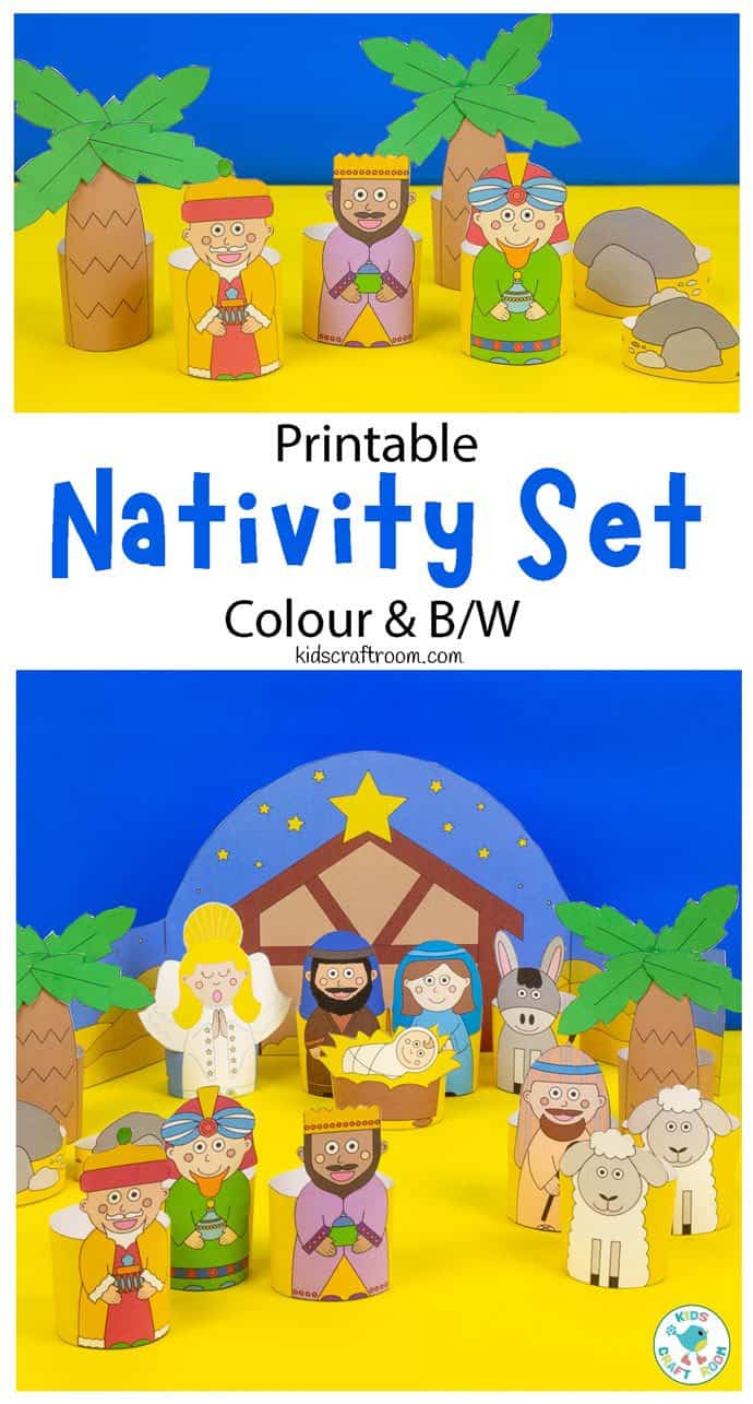 Printable Nativity Set - Kids Craft Room