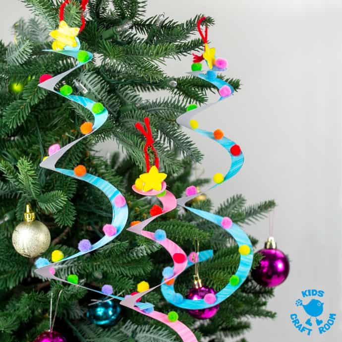 Spiral Christmas Tree Ornament Craft