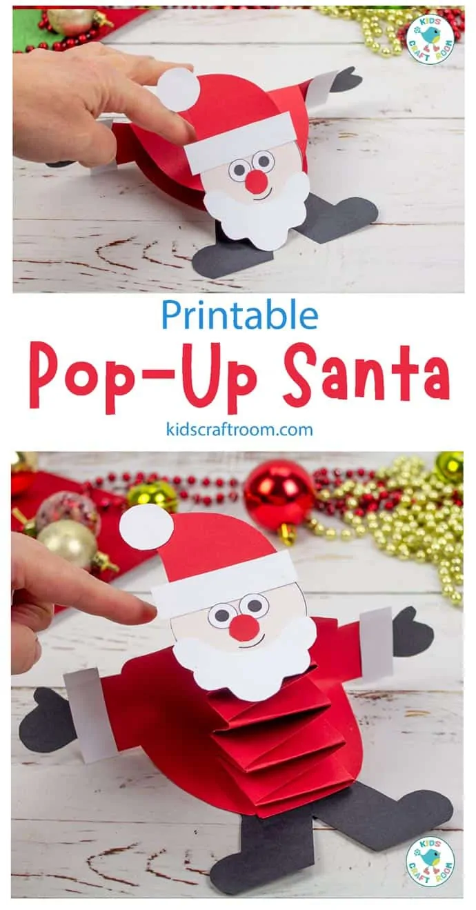 Pop Up Santa Craft pin image 1