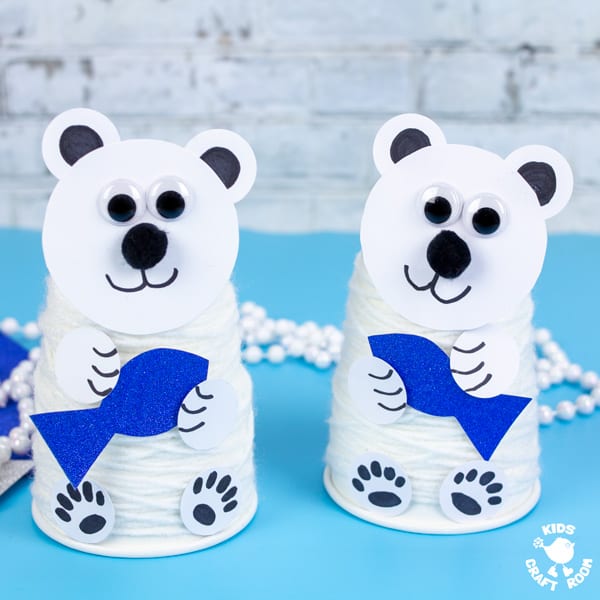 Paper Cup Polar Bear Craft