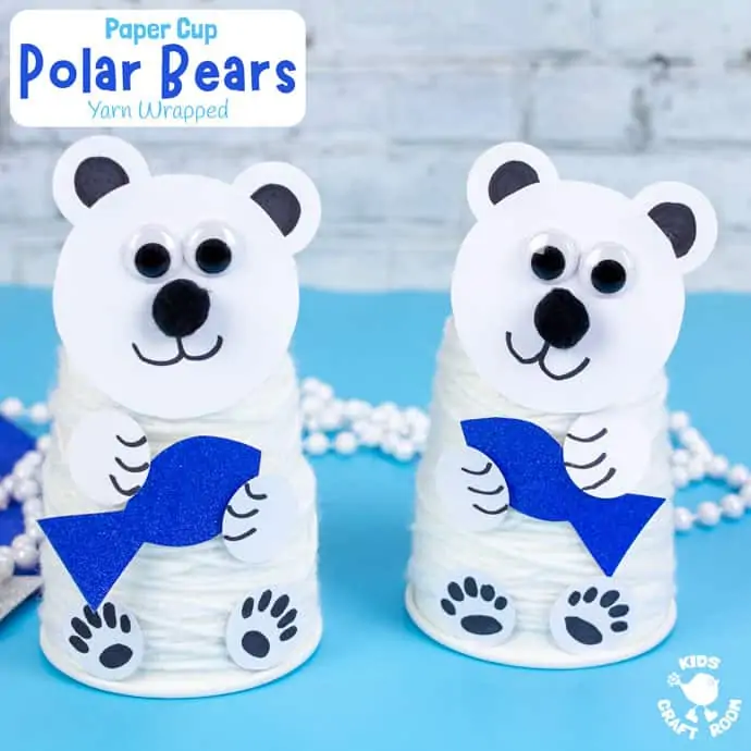 Paper Cup Polar Bear Craft square image