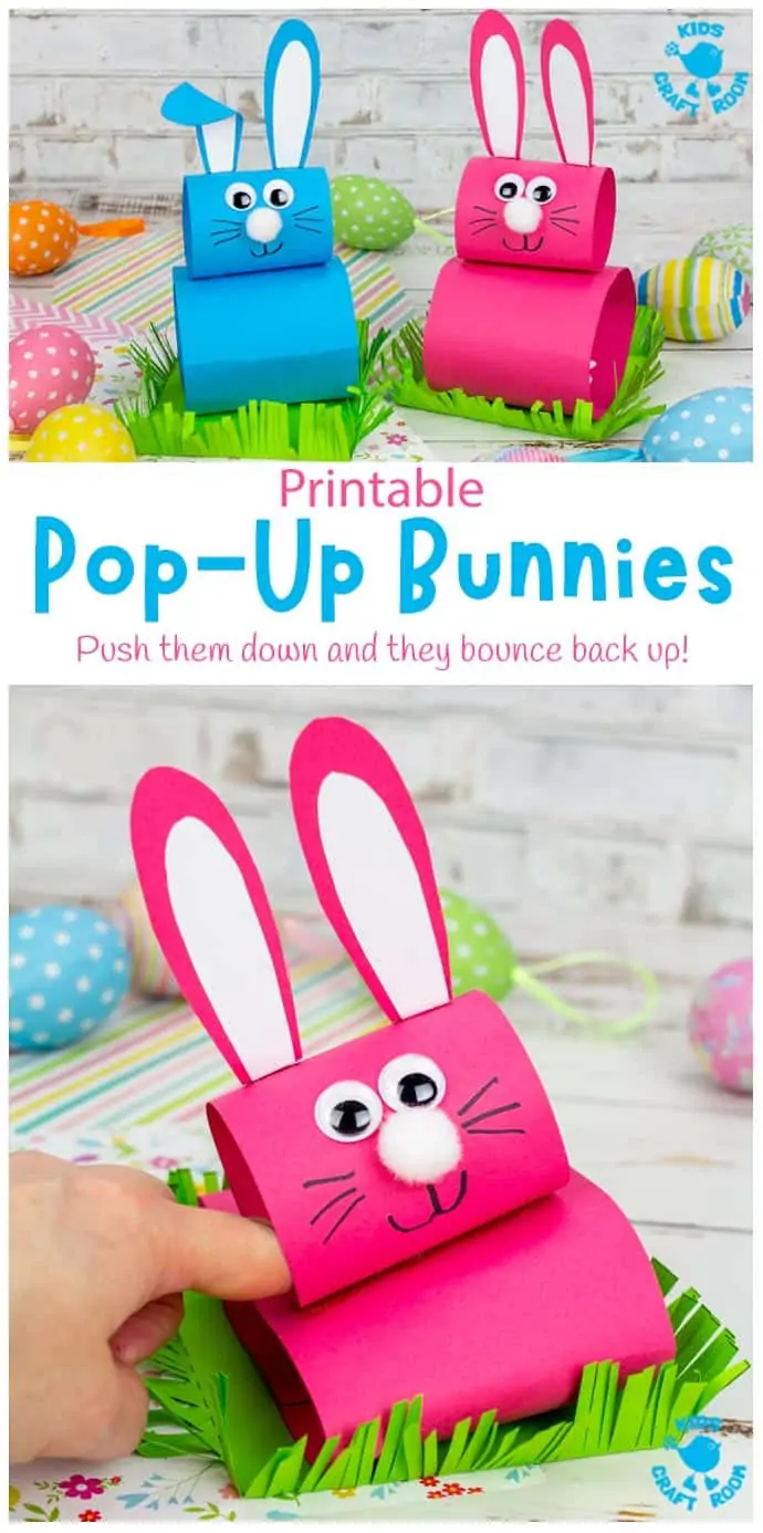 Pop Up Bunny Craft pin image 1