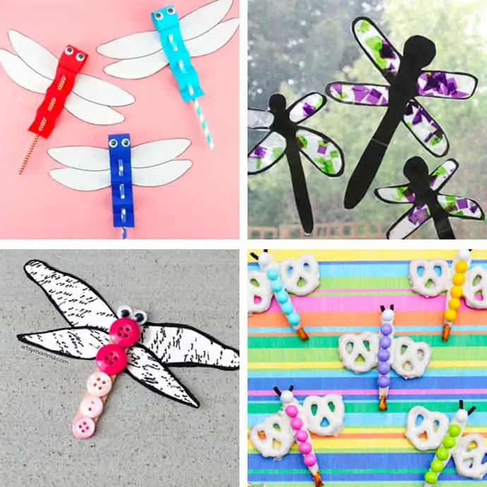 20 Pretty Dragonfly Crafts For Kids 5-8.