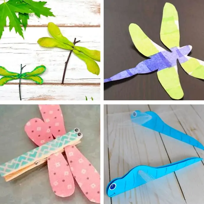 20 Pretty Dragonfly Crafts For Kids 9-12.