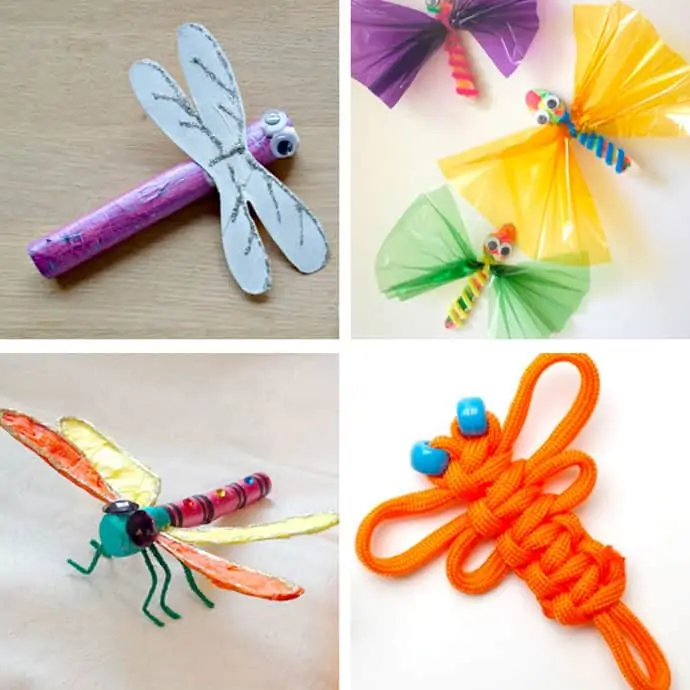 20 Pretty Dragonfly Håndverk For Barn 17-20.