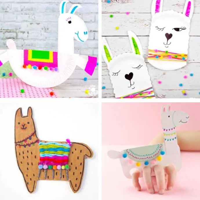 Llama Crafts For Kids 1 - 4.