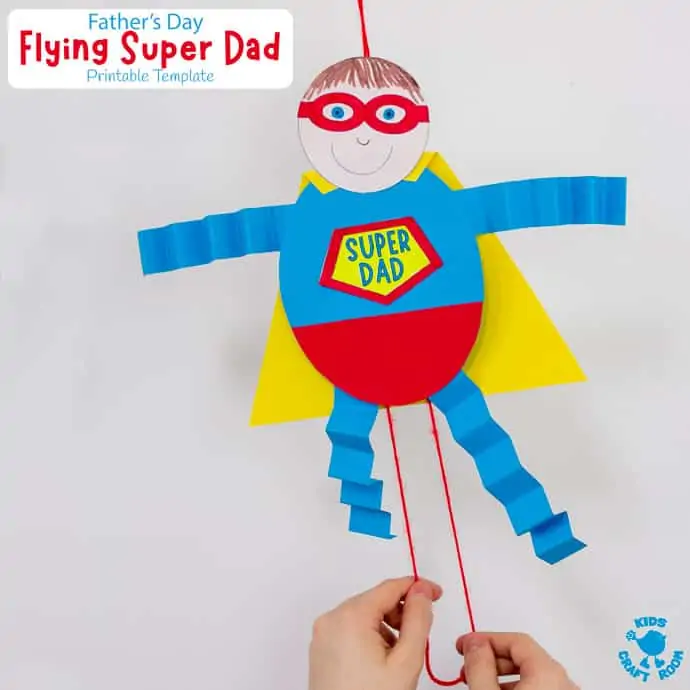 Father's Day Flying Super Dad Craft