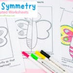 Insect Symmetry Worksheets
