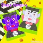 Shape Vampire - Math Halloween Craft