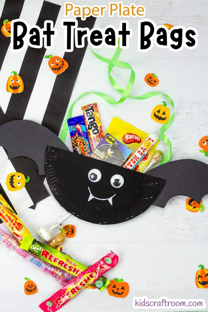 Halloween Bat Treat Bag pin image 2.