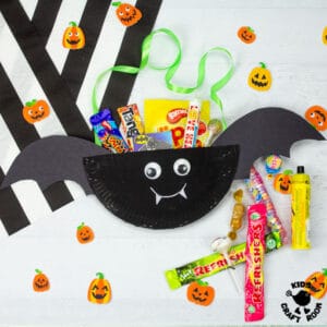 Halloween Bat Treat Bag Craft