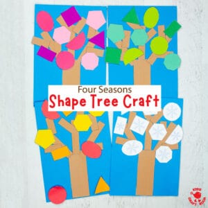 Four Seasons Shape Tree Craft