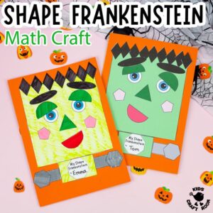 Shape Frankenstein - Math Halloween Craft