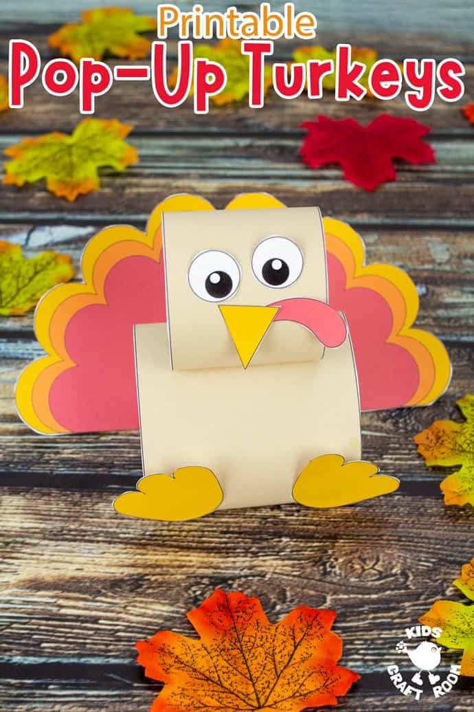 Pop Up Turkey Craft - Kids Craft Room
