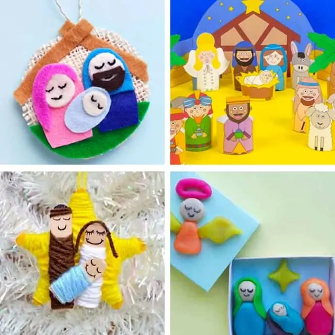 Religious Christmas Crafts For Kids 1 -4.