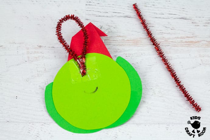 How to make Vegetable Christmas Ornaments step 6.