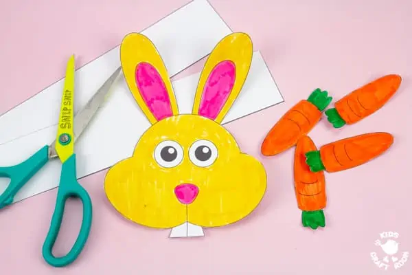 Easter Bunny Headband Craft step 3.