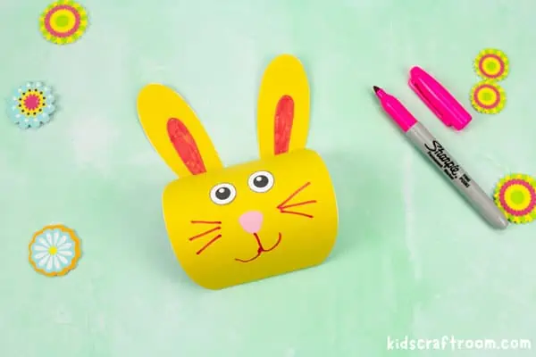3D Chubby Bunny Craft step 5.