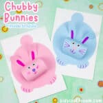 3D Chubby Bunny Craft