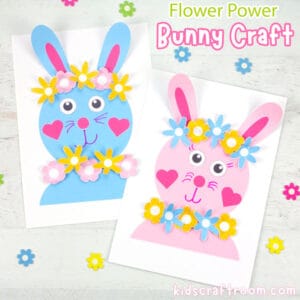 Flower Power Bunny Craft