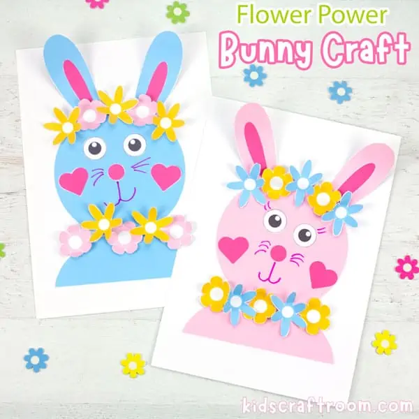 Flower Power Bunny Craft