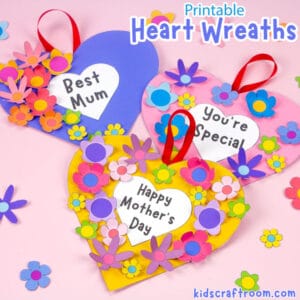 Pretty Heart Wreath Craft