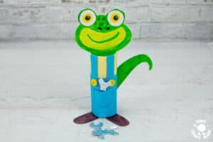 Cardboard Tube Gecko's Garage Craft - Kids Craft Room