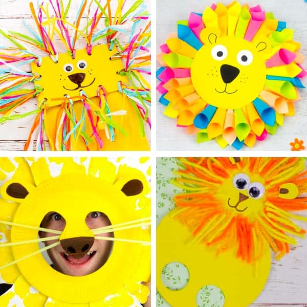 Lion Crafts For Kids 1-4.