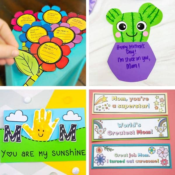 Printable Mother's Day Crafts 25-28.