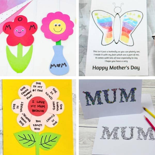 Printable Mother's Day Crafts 29-32.