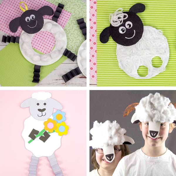 Spring Sheep Crafts For Kids 5-8.