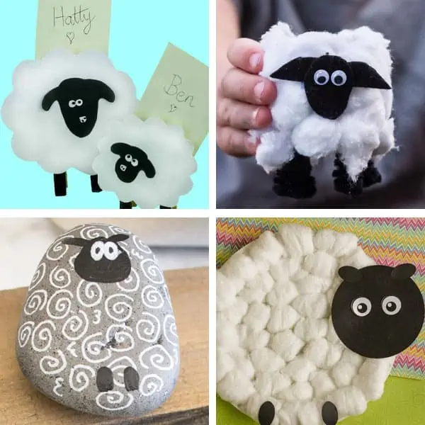 Spring Sheep Crafts For Kids 21-24.