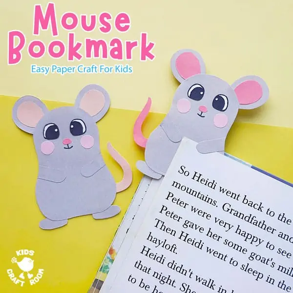 Mouse Bookmark Craft