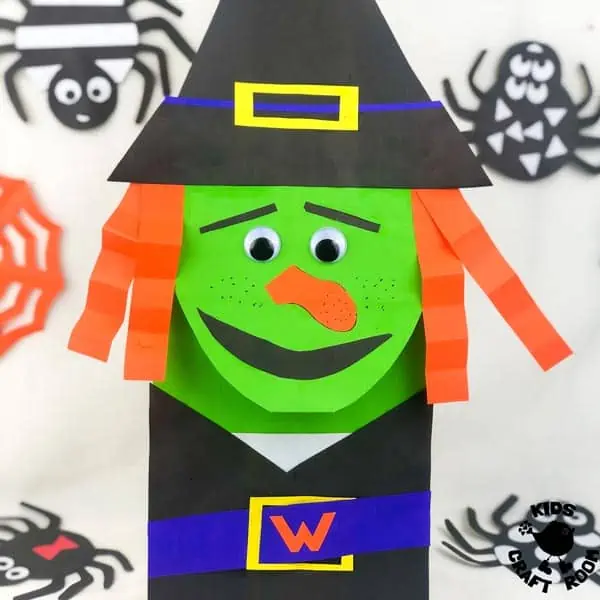 Paper Bag Witch Puppet