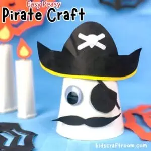 Paper Cup Pirate Craft