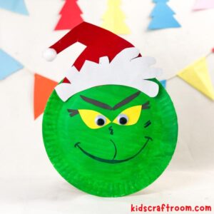 Easy Paper Plate Grinch Craft For Kids