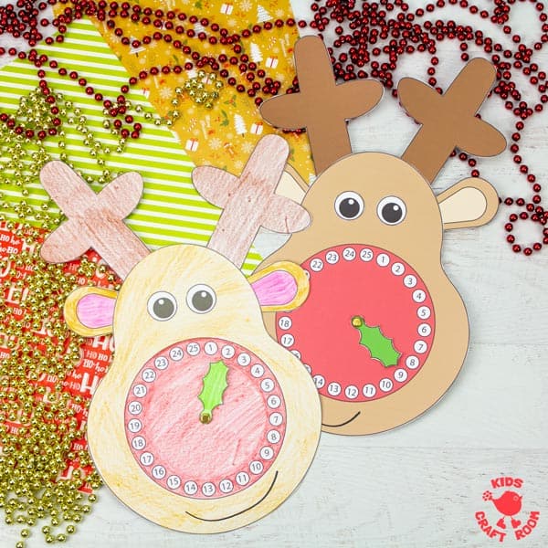 Reindeer Christmas Countdown Clock