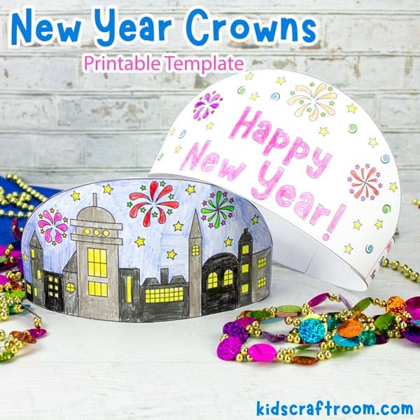 Printable New Year's Eve Crown