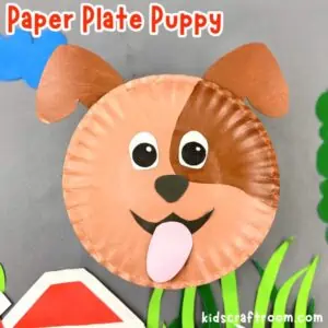Paper Plate Puppy Dog Craft For Kids