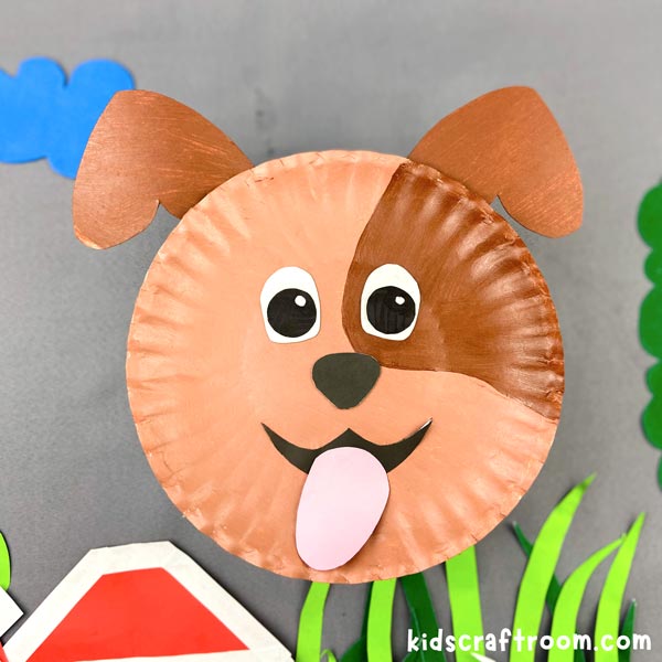 Paper Plate Puppy Dog Craft For Kids