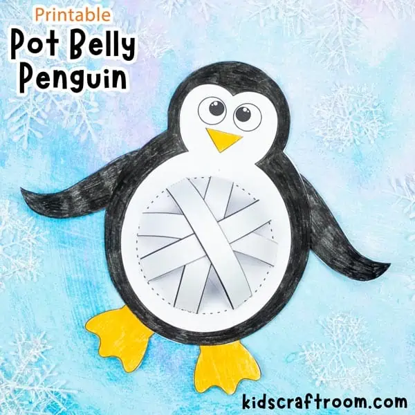 Pot Belly Penguin Craft For Kids