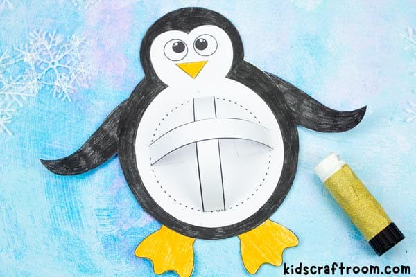 Pot Belly Penguin Craft step 7.