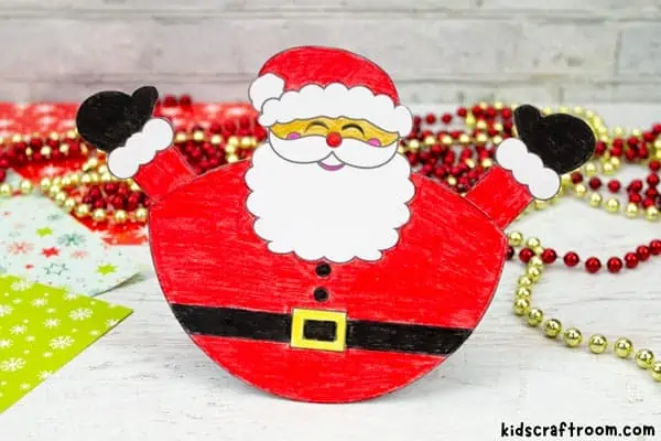 A Rocking Santa Craft with light coloured skin.