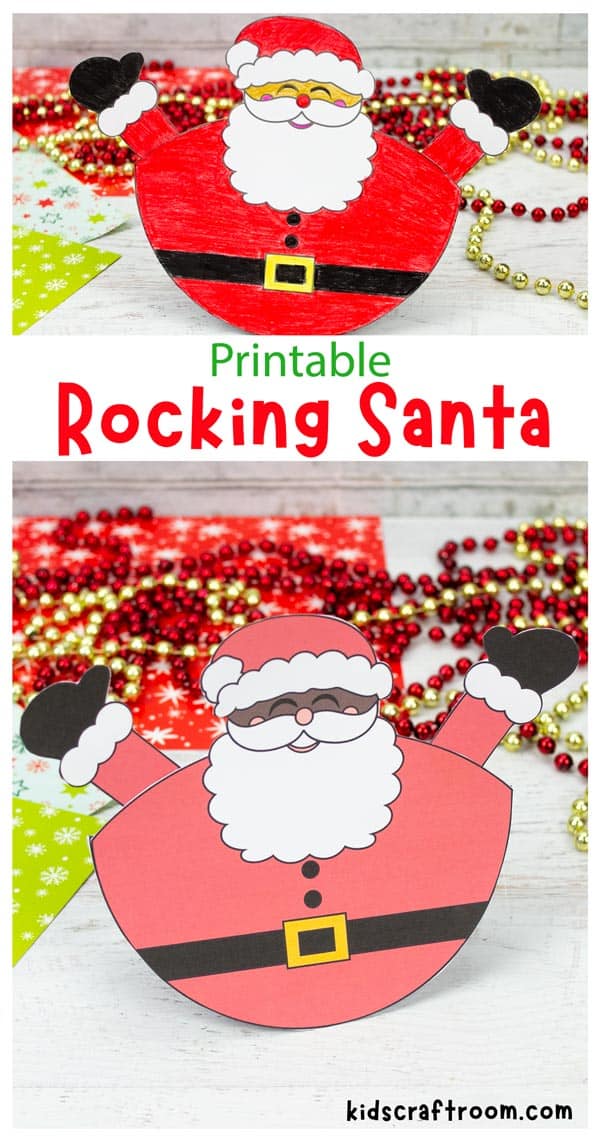 Rocking Santa Craft - Kids Craft Room