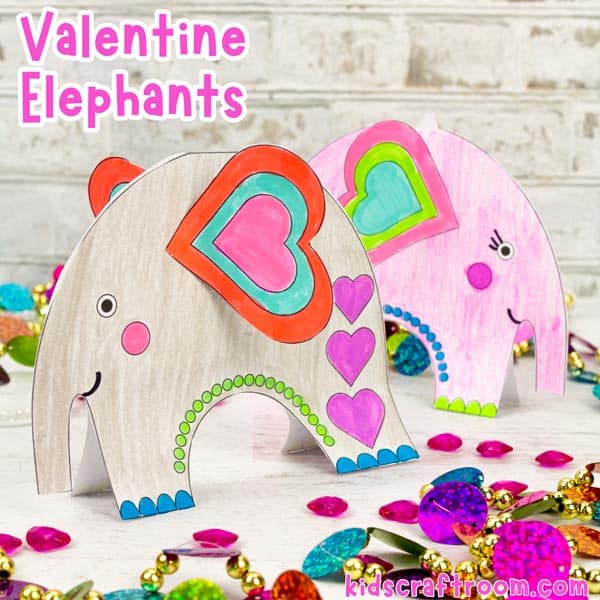 Valentine Elephant Craft