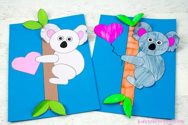 Valentine Koala Craft step 9.