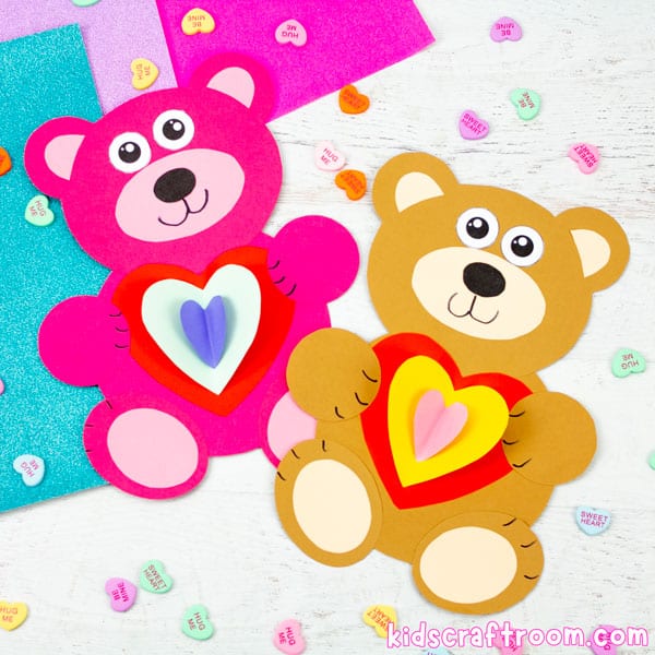 Bear Valentine Craft
